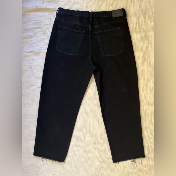 Everlane Denim - Women’s Black High-Rise Slim Straight Jeans